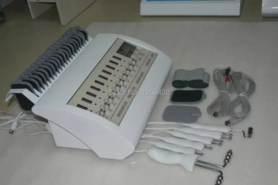 Профессиональный электрический стимулятор мышц с русскими волнами ems