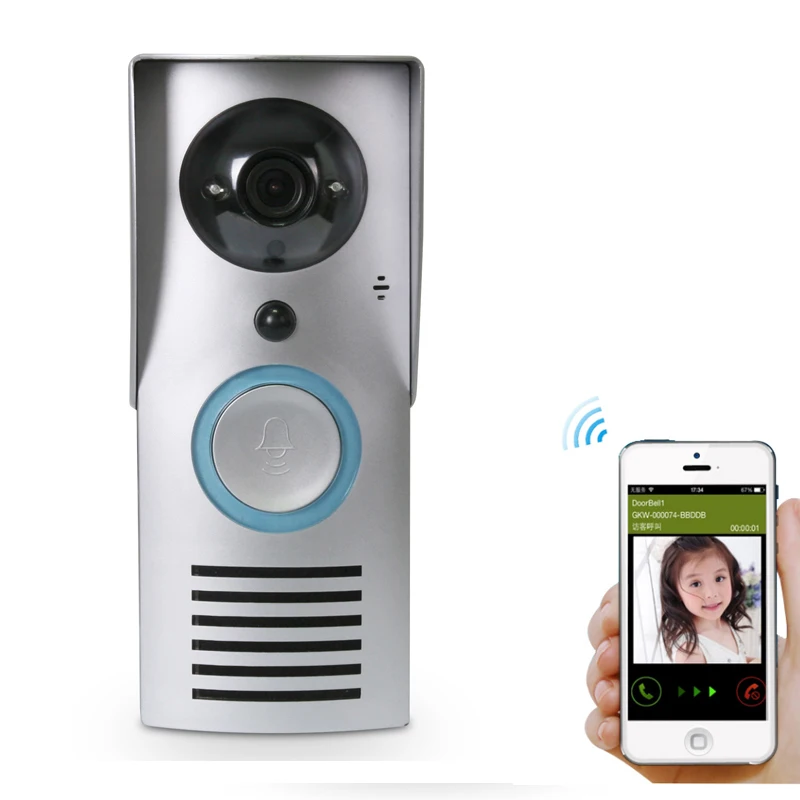 Mytech Беспроводной Wi Fi телефон видео домофон 1.0mp Дверные звонки домофона Системы