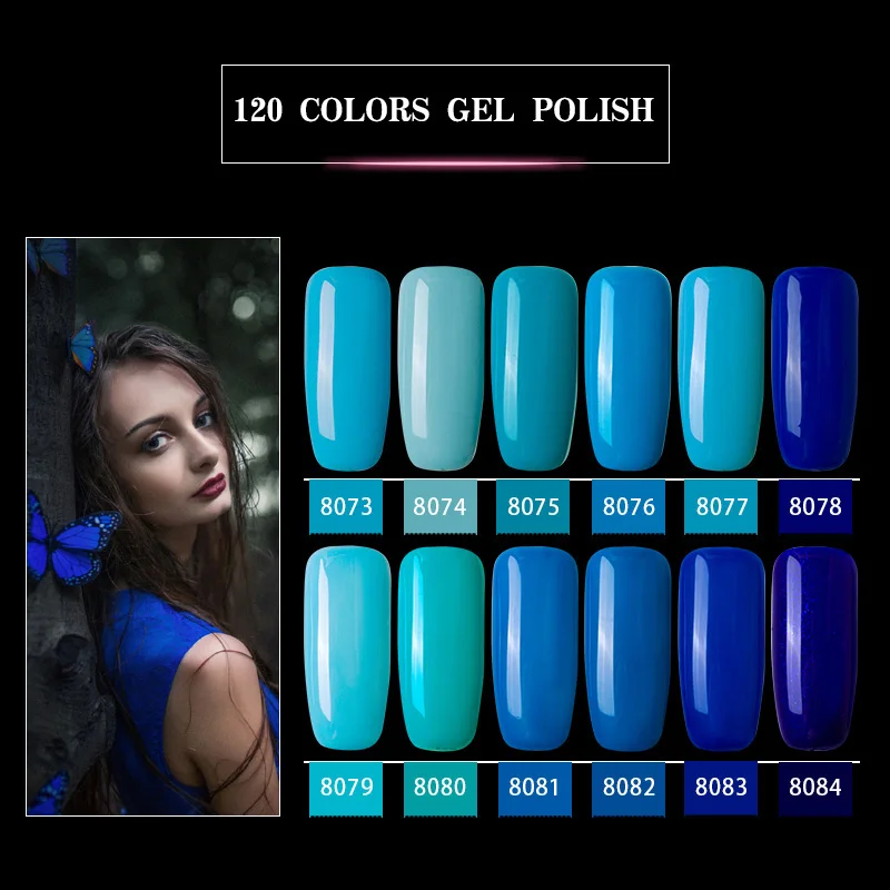 1 Modelones, 12 шт., кофейный цвет, серия, УФ-гель для ногтей, дизайн ногтей, коричневый цвет, УФ-лак для ногтей, впитывается, Полупостоянный светодиодный гель-клей - Цвет: 1