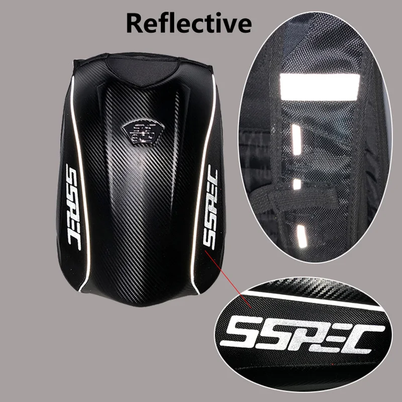 Универсальный мотоциклетный рюкзак из углеродного волокна сумка для хранения