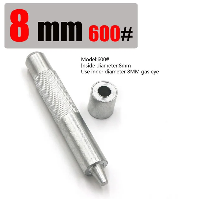 8mm DIY ручной работы кожаное ремесло 4 мм/5 мм/6 мм/8 мм/10 мм кожаное ушко монтажный инструмент, стальной перфоратор, заклепки, шитье, ремонт, пресс-форма - Цвет: 8mm