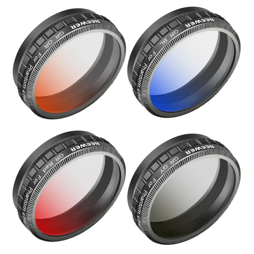 Набор градиентных цветных фильтров для объектива камеры Neewer квадрокоптера DJI