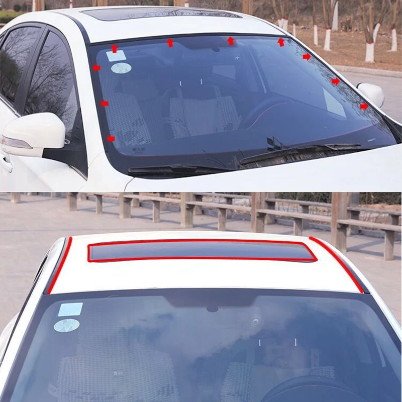1 м для Ford Focus 2 3 1VW Passat B6 B5 B7 B8 Touran Toyota Avensis Mazda 6 автомобиля Стикеры окно Защита