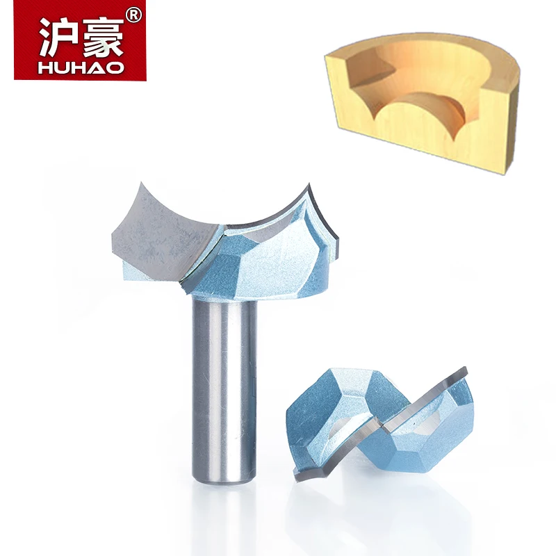 

HUHAO 1 шт. 1/2 "хвостовик промышленный Класс бит Круглый За наивысшего качества Фасонная фреза по дереву Деревообработка гравировальный резец