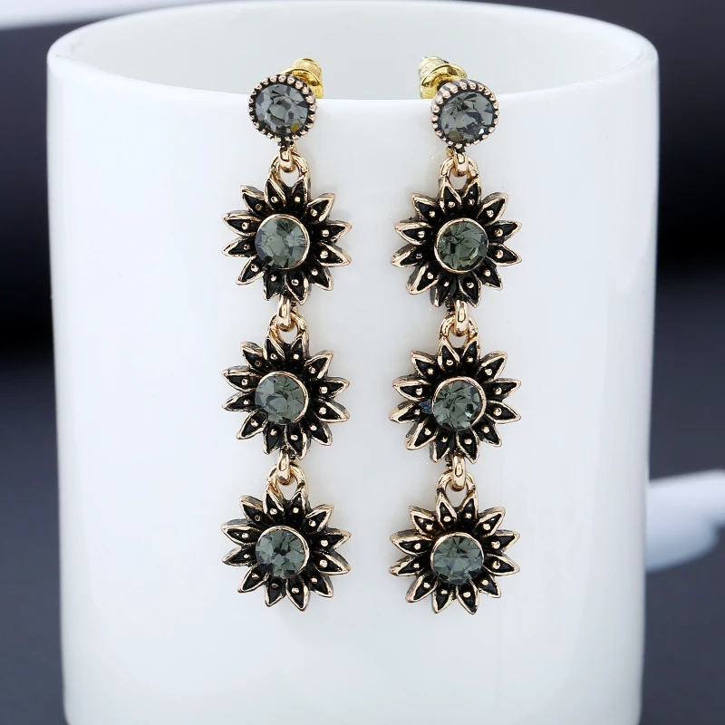 Duohan 2018 Винтаж Стад Серьги для Для женщин богемный Стиль Свадебные/вечерние