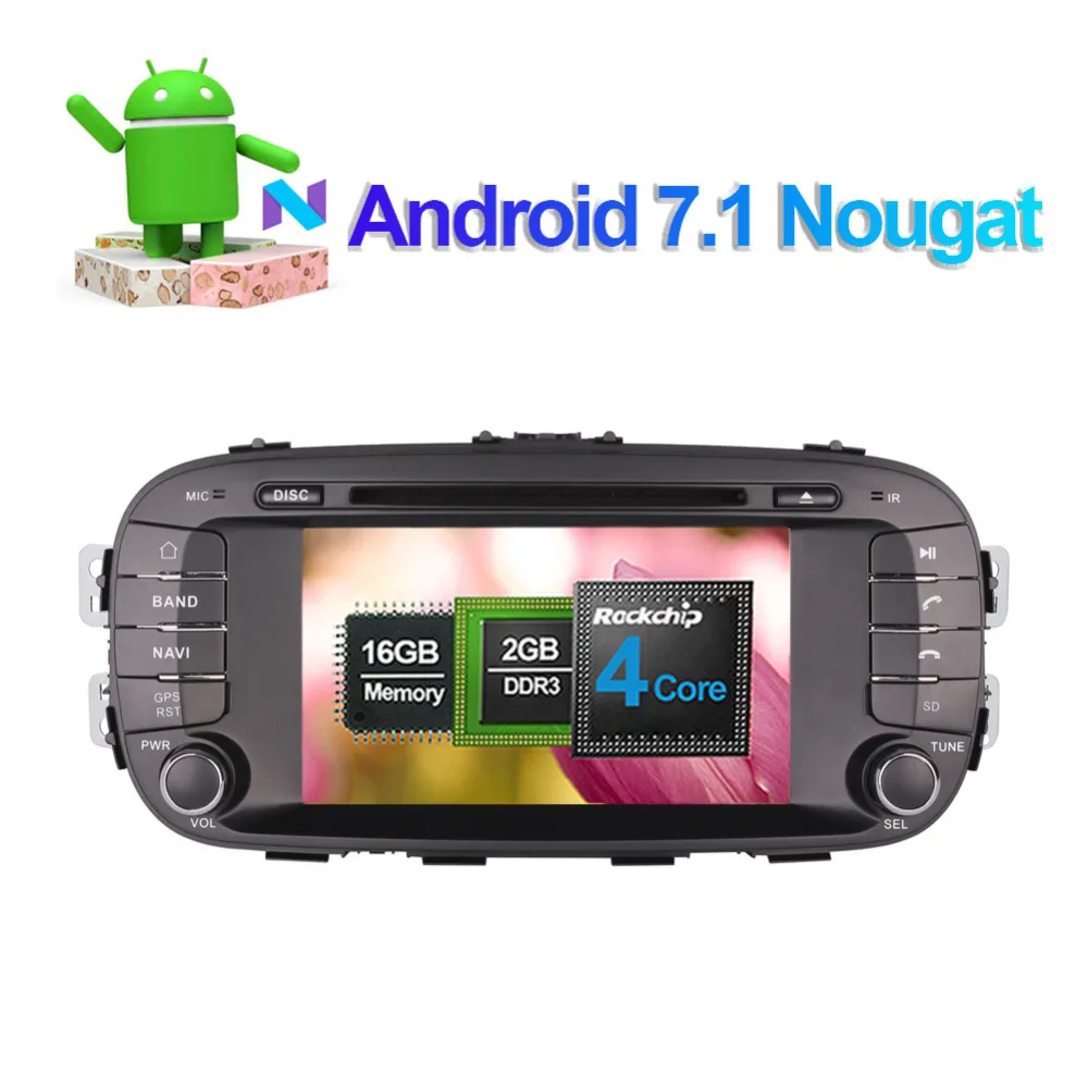 4GB RAM Android 8.0 Octa Core Car Radio Stereo DVD Multimedia Player For Kia Soul 2014- GPS Navigation Bluetooth Head Unit | Автомобили и