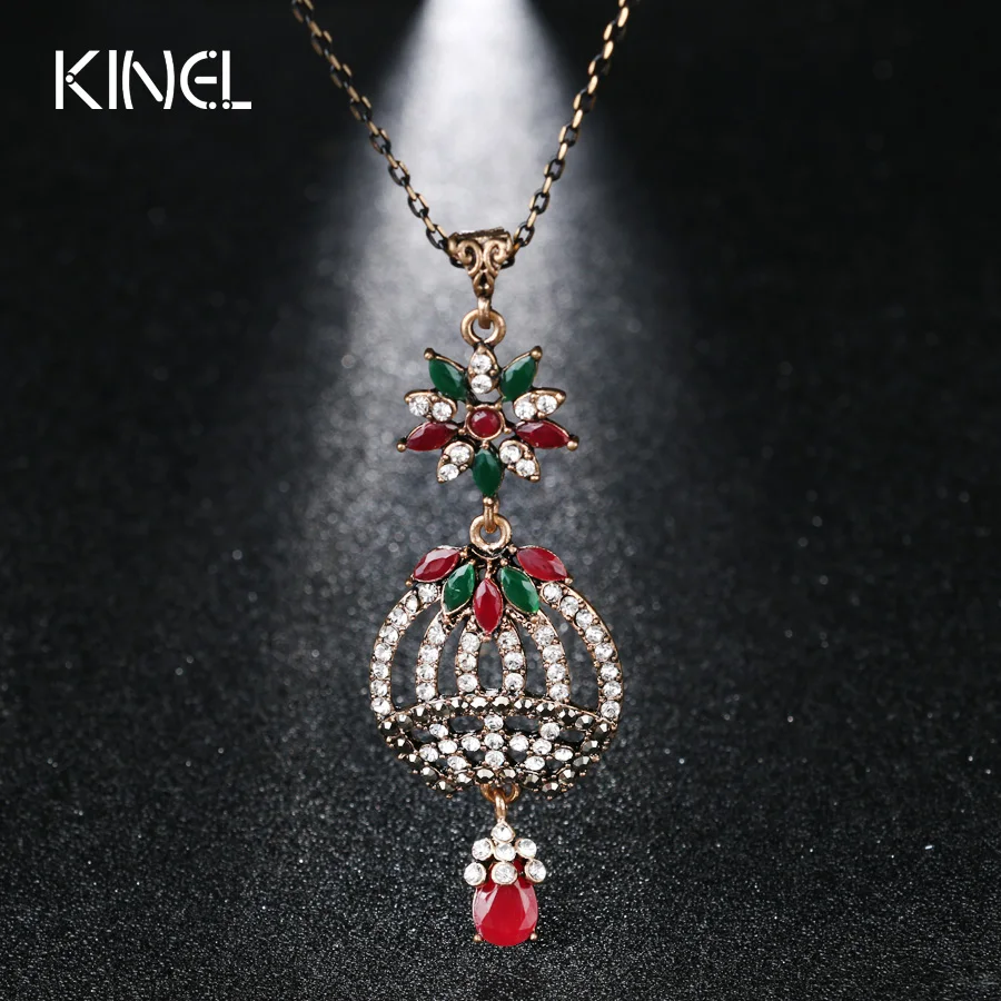 Женское винтажное ожерелье с подвеской в виде индейки | Украшения и аксессуары