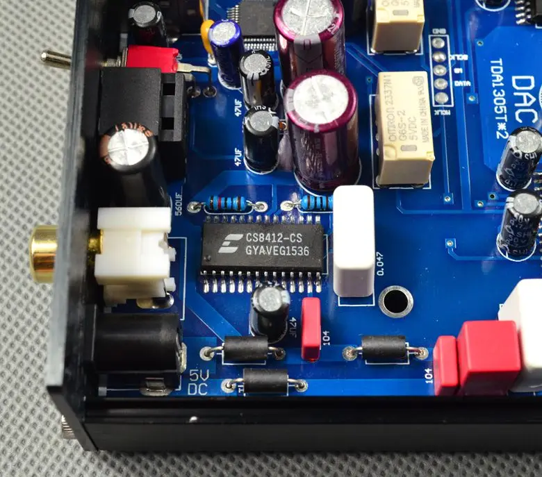Двойной параллельный чип TDA1305 DAC + цифровой приемник CS8412 CM108 USB Fever Class HIFI декодер с