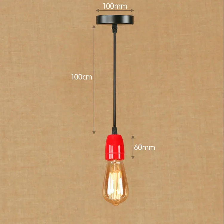 Modern Pendant Lights 8 Colors DIY Lighting E27 Edison Bulb Holder Lamps Home Decoration | Лампы и освещение