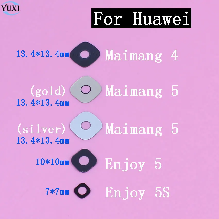 YuXi новая задняя камера стеклянная крышка объектива Запасная часть для Huawei Maimang 4 5