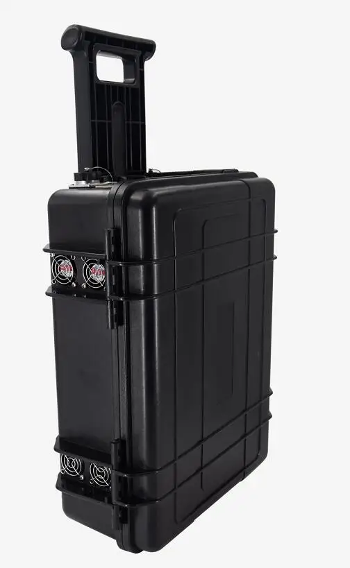 2KWH Solar Generator 2000 Вт Выходная портативная AC/DC резервная портативная электростанция пиковая 4000 Вт с тяговым стержнем - Цвет: 2KWH Solar Generator