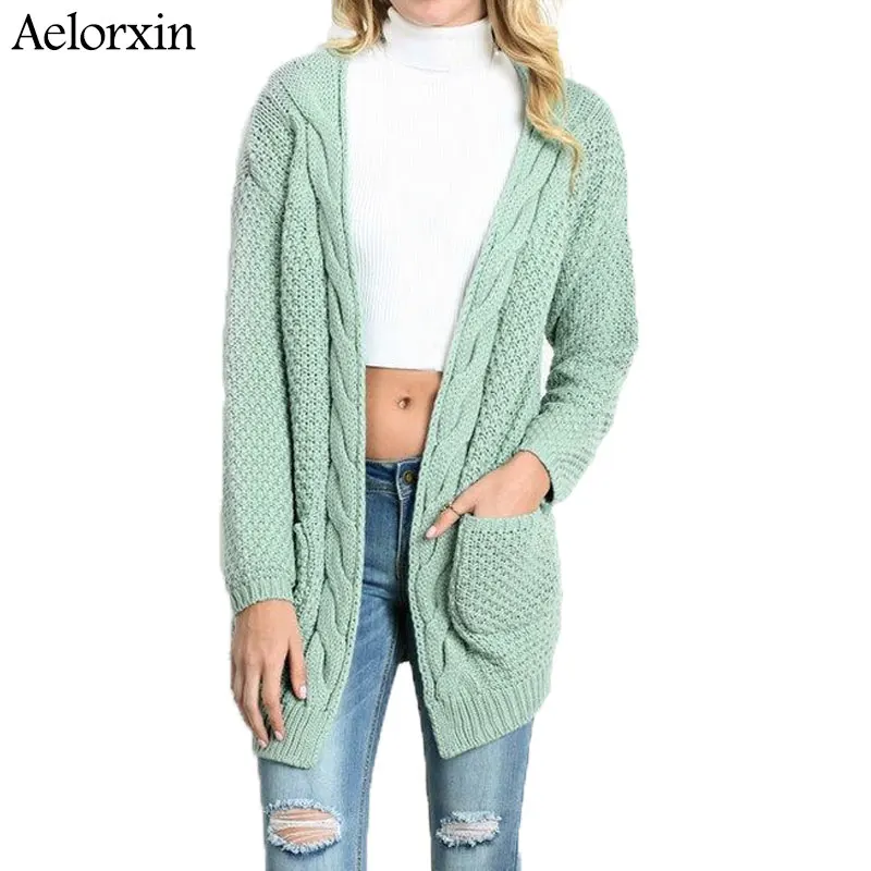 3XL XL длинные кардиганы для женщин модный свитер с замком Большие размеры Верхняя