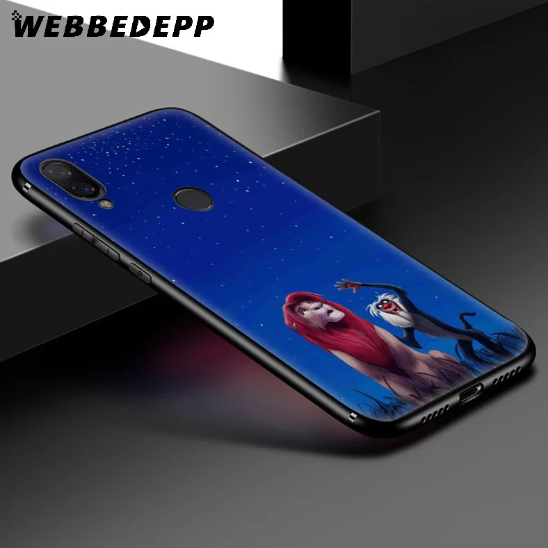 Мягкий чехол WEBBEDEPP Lion King для Xiaomi Redmi K20 7A 4A 4X5 5A 6 6A S2 Note 8 4 7 Pro Plus Prime |