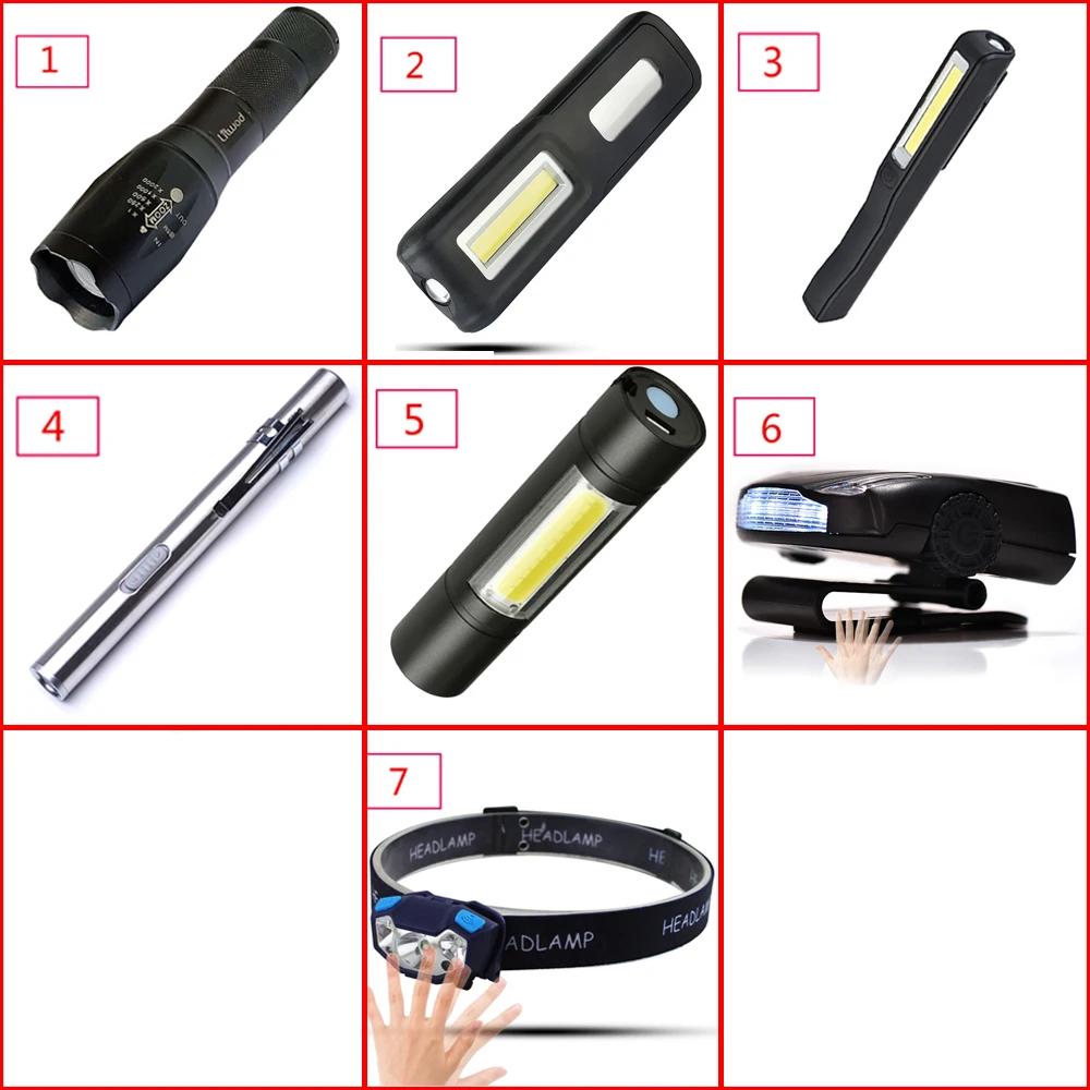 Litwod Z20 встроенный аккумулятор Micro USB Перезаряжаемый тактический светодиодный