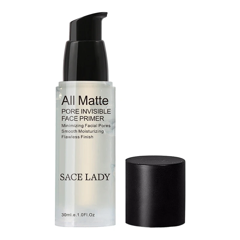 30ml Primer SACE LADY основа для ЛИЦА ПРАЙМЕР крем для лица макияж жидкая матовая макияж тонкие линии контроль маслом осветление основа праймер косметика - Цвет: 30ml Primer