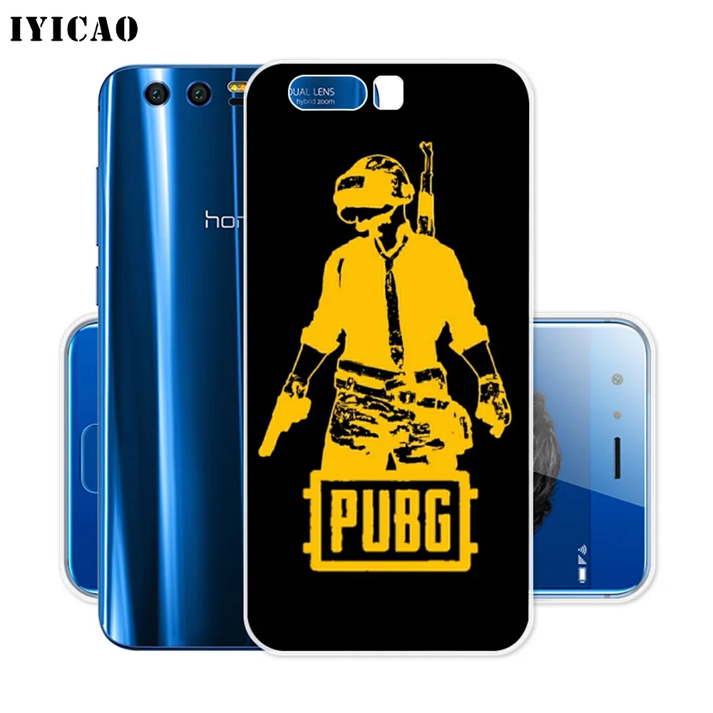 Iyicao PUBG игры мягкий силиконовый чехол для huawei Y9 Y7 Y6 Prime Honor 8C 8X8 9 10 Lite 7X 7C 6A 7A Pro крышка