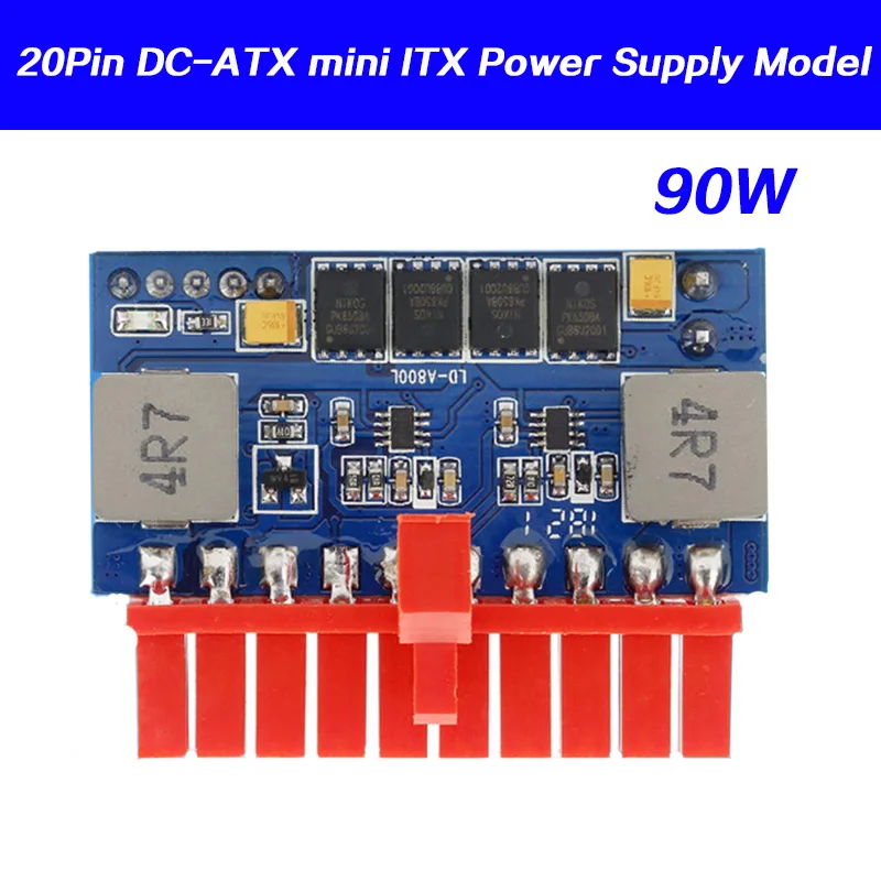 DC ATX 90W Mini ITX Встроенная плата преобразования модуля питания 12V с низкой мощностью