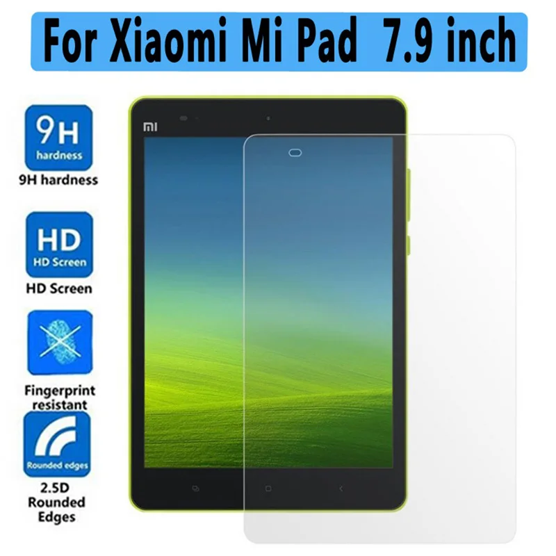 

9H Explosion-Proof Toughened Tempered Glass For Xiaomi Mi pad 1 MiPad1 MiPad 1 7.9" Tablet Film Clear Screen Protector Cover