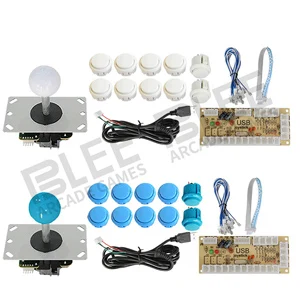 11 Аркадный джойстик DIY Kit Нулевая задержка аркадная DIY Kit USB энкодер для ПК PS3 Джойстик Sanwa для аркадных игр и кнопочные кнопки для аркадной игры Mame - Цвет: 11