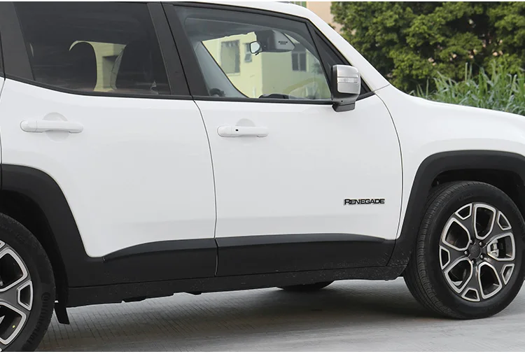SHINEKA ABS дверь кузова боковой линии формовочная отделка для Jeep Renegade- аксессуары для стайлинга автомобилей