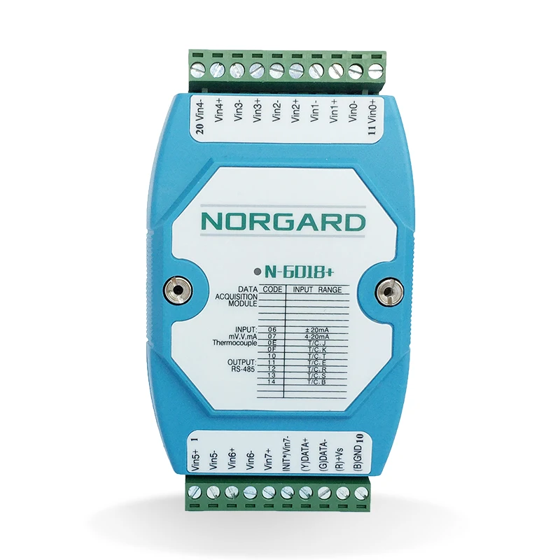 

RS485 8-channel thermocouple acquisition module K-type thermocouple input temperature acquisition MODBUS RTU protocol