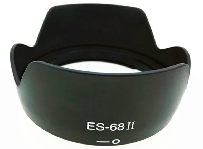 

ES68II ES-68II Bayonet Mount flower petal camera Lens Hood for Canon EOS EF 50mm f/1.8 STM 49mm Filter Thread