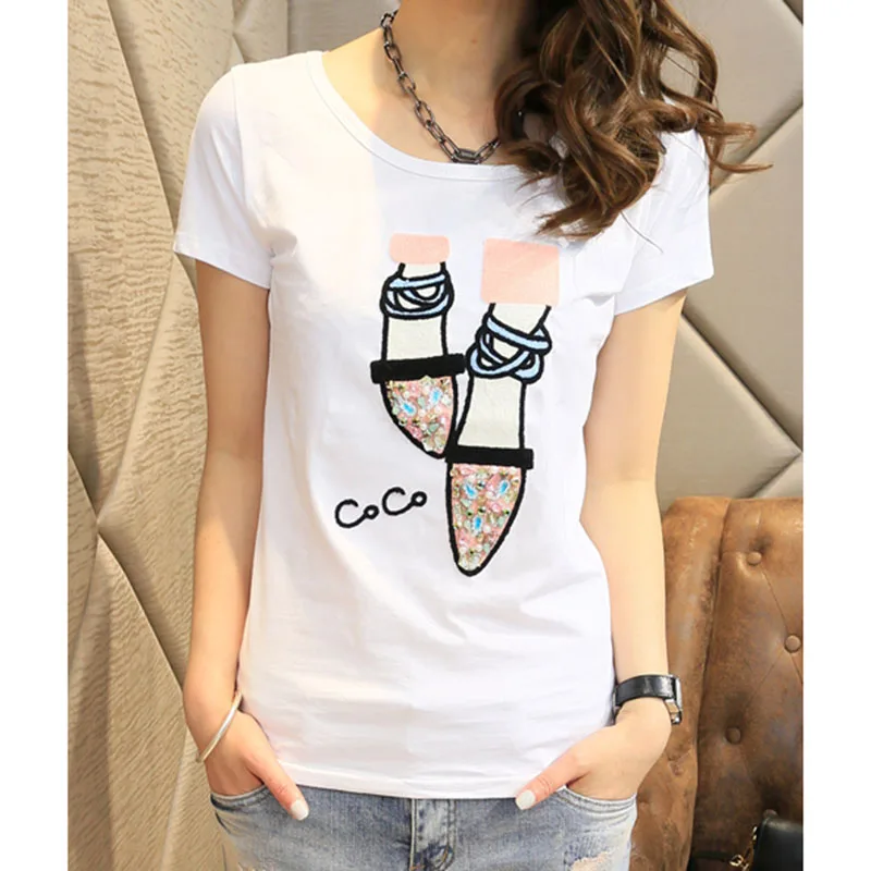 BOBOKATEER женская футболка хлопковая kawaii женские топы летние футболки camisetas mujer verano