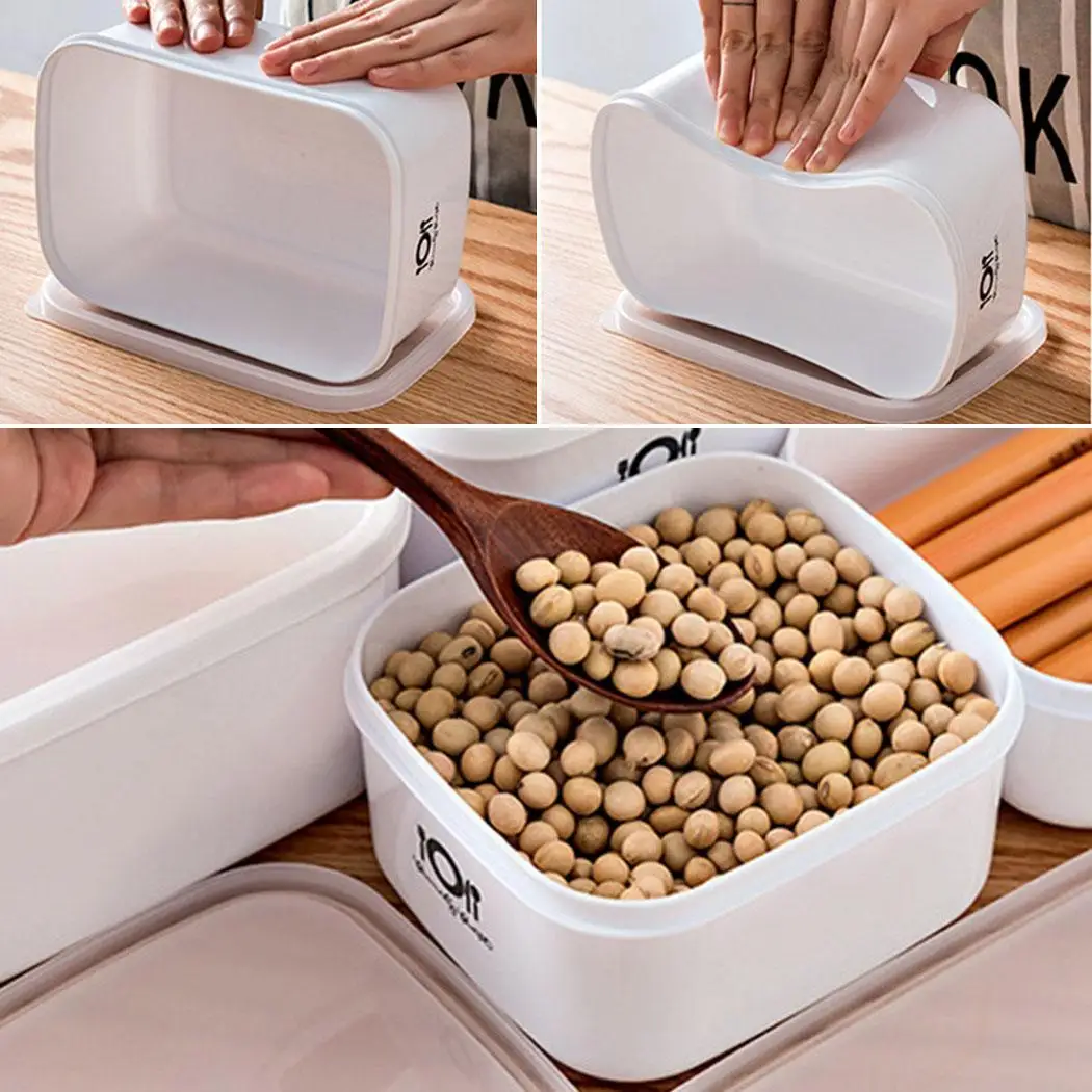 Домашняя кухня прочный пластик с крышкой еда белый-20 ~ 140 Цельсия хранения дома