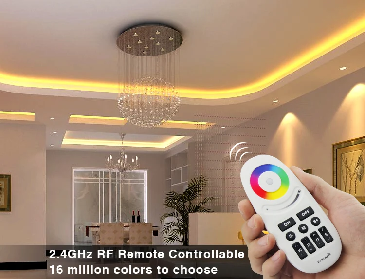 Фото Беспроводной светодиодный контроллер MiBoxer FUT028, 2,4G, RGBW, сенсорная панель, радиочастотный контроллер, автоматическая передача, синхронизация ... №4