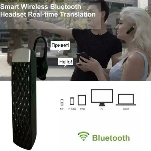 Умный синхронный перевод Bluetooth 5 0 гарнитура 33 языков переводчик наушники |