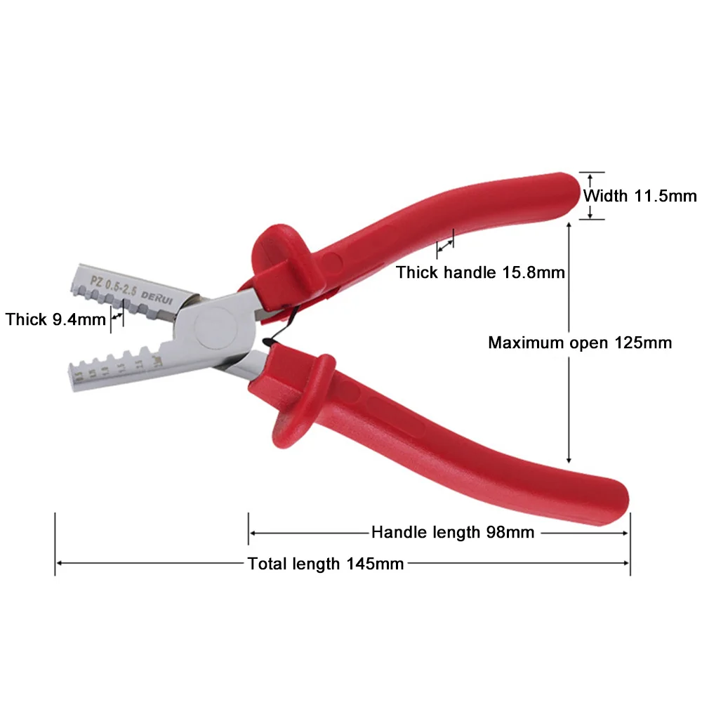 Мини Обжимные Щипцы с маленькими наконечниками инструмент для обжима кабеля