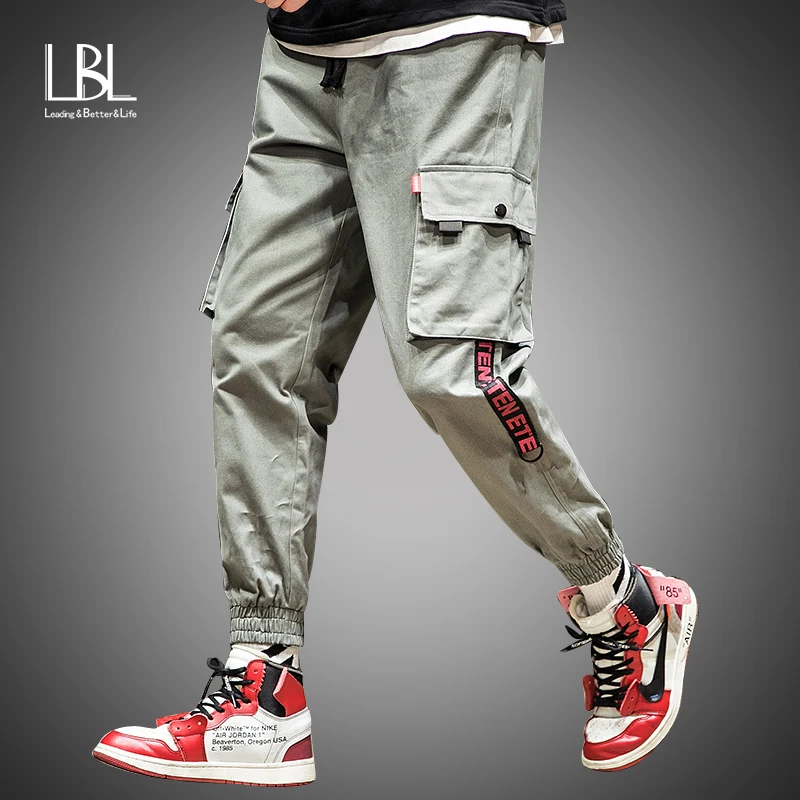 Мужские брюки карго уличные для бега новинка весны 2019 мужские в стиле хип хоп