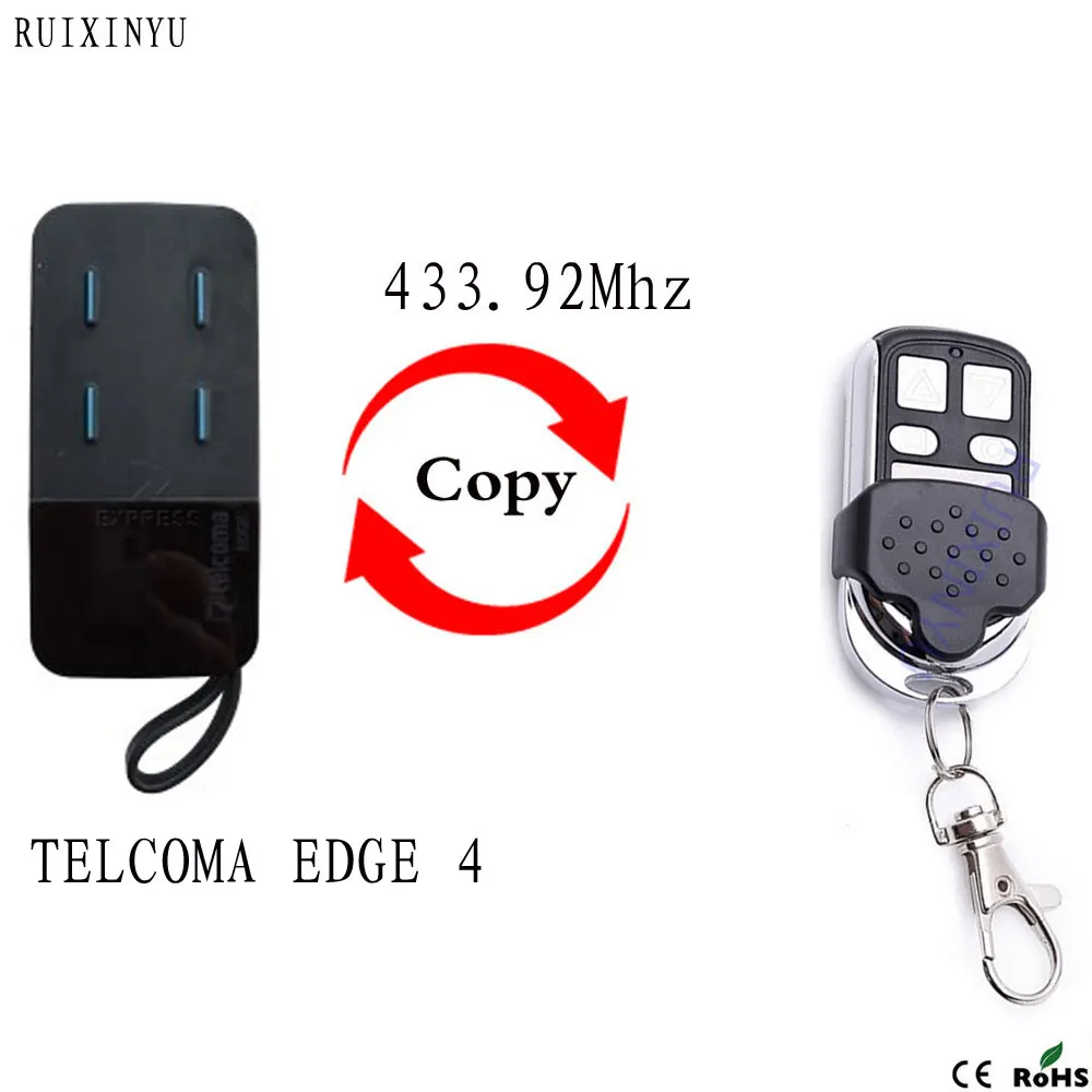 TELCOMA EDGE пульт дистанционного управления 433 92 МГц ворота гаража двери управления|4