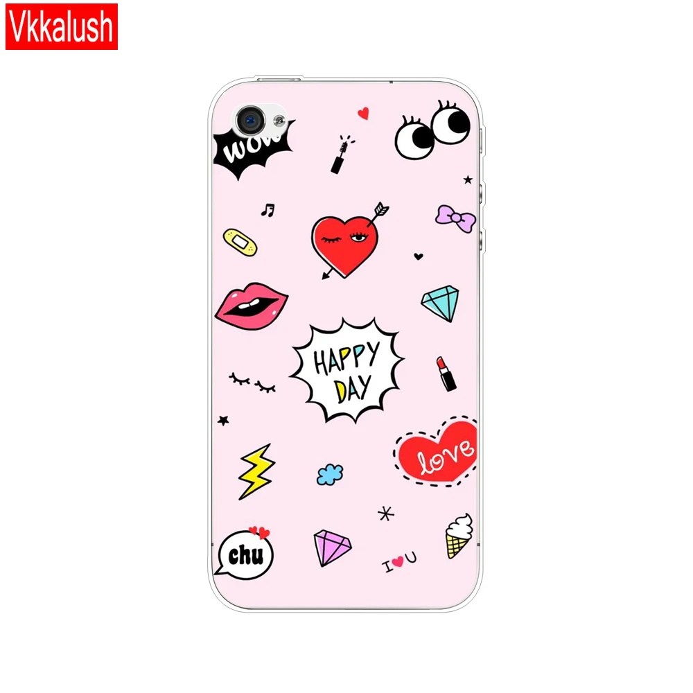 80104 Мягкий чехол для iphone 5s, 5 S, Se, 4 4S чехол, мягкий чехол для телефона из ТПУ, чехол для Apple iphone 6S Plus, чехол для мобильного телефона - Цвет: 80104