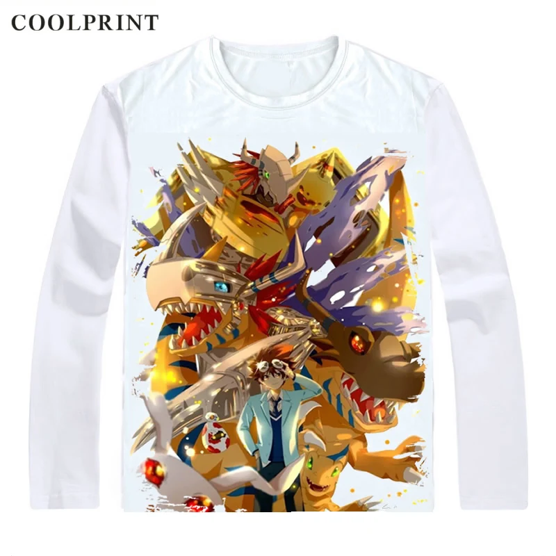 Style 8 Dejitaru Monsuta Digimon 5 футболок Многоцветные рубашки с длинными рукавами Digimon Savers отряд данных Digimon Seibazu Косплей рубашка - Цвет: Style 8