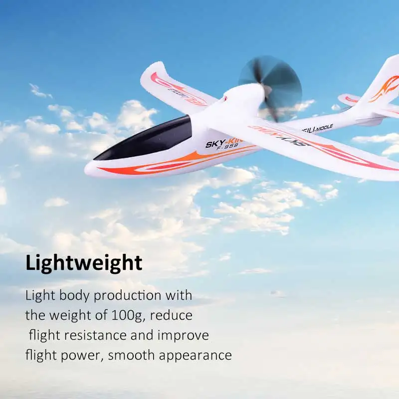 WLtoys F959 Sky-king 2,4G 3CH размах крыльев радиоуправляемый самолет фиксированное крыло самолет уличные игрушки Дрон RTF