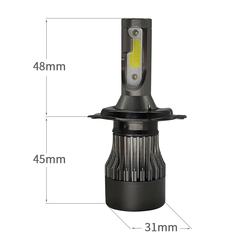 Мини светодиодный H4 автомобиля Headlgiht лампы H7 H11 880/1 9005/hb3 9006/hb4 12 V 72 W 8000lm