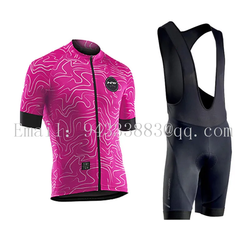 NW Велоспорт Джерси 2019 Pro team с коротким рукавом велосипедные наборы Ropa Ciclismo maillot