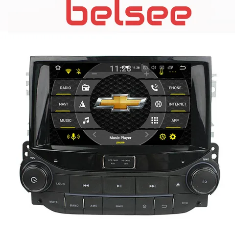 Автомагнитола Belsee на Android 12 с сенсорным экраном 8 дюймов, мультимедийный DVD-плеер с GPS-навигацией, PX6 HD для Chevrolet Malibu 2013, 2014, 2015