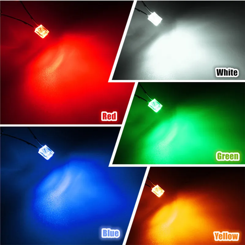 Светодиодный светильник 100 шт. 2x3x4 мм | Лампы и освещение