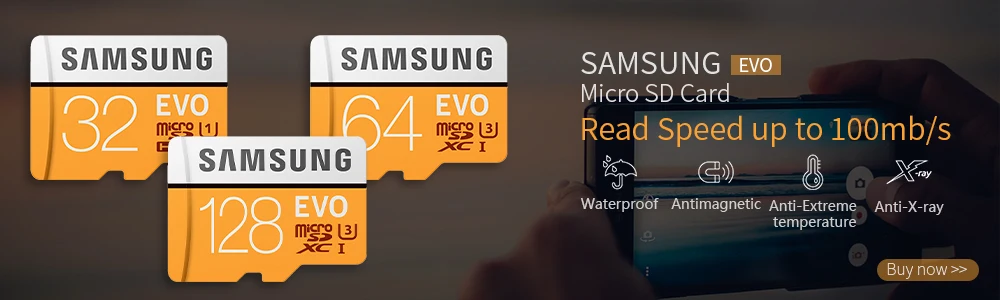 Карта памяти Samsung 32 Гб 64 Гб 128 ГБ SDHC/SDXC C10 TF флеш-карта UHS-I Class10 U3 карты Micro SD с адаптер для MicroSD