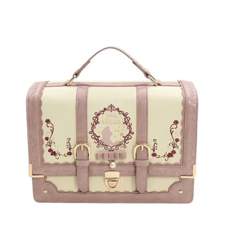 Lolita Style Pink Alice Embroidery Handbag axes femm Shoulder BAG Messenger Bag School Wo Lady Girls | Багаж и сумки