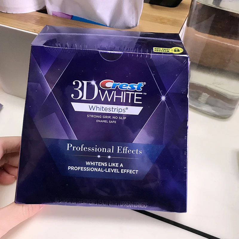 3D Белый Whitestrips профессиональный уровень эффектов отбеливание зубов Уход за полостью рта 5 шт. уголь отбеливание зубов полоски в подарок