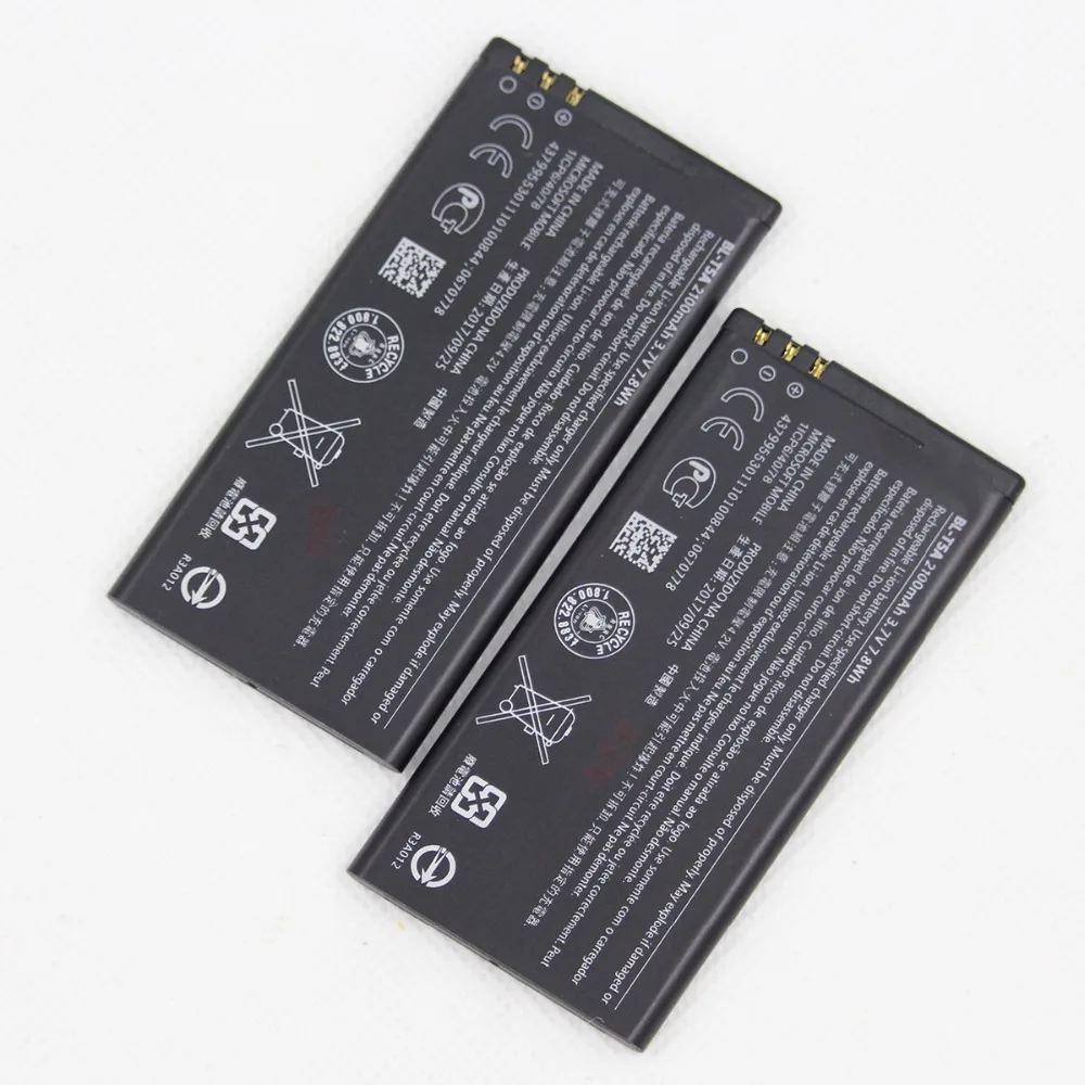 5 шт./лот Новый аккумулятор для Nokia Microsoft Lumia 550 Lumia550 BL-T5A 2100 мАч BV-T5A внутренний
