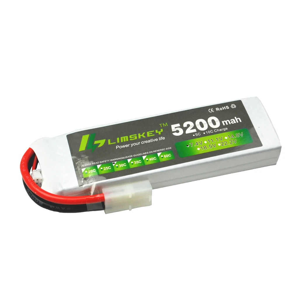 Limskey Racing 2S lipo battery 7 4 В 5200 мАч 30C для rc вертолета car boat quadcopter Li Polymer battey|2s 7.4v|2s batterylipo 7.4v