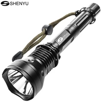 shenyu ultra bright led flashlight detachable rechargeable length adjustable flashlight for camping hunting fishing hiking