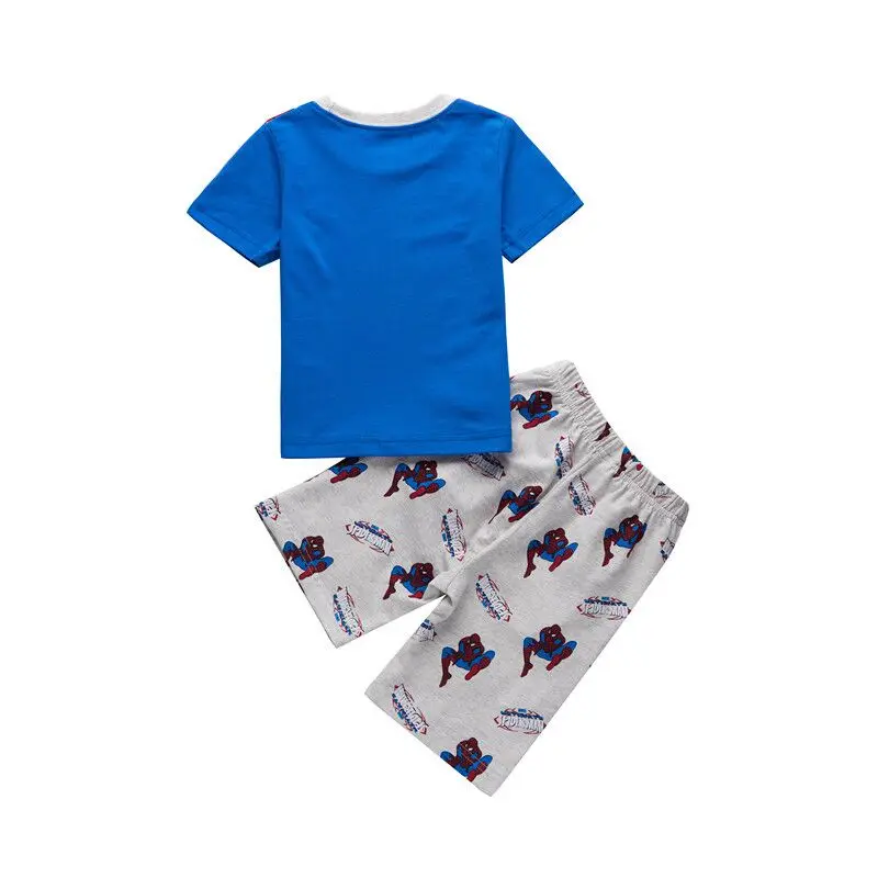 Пижама для мальчиков с изображением Человека-паука детские пижамы рисунком