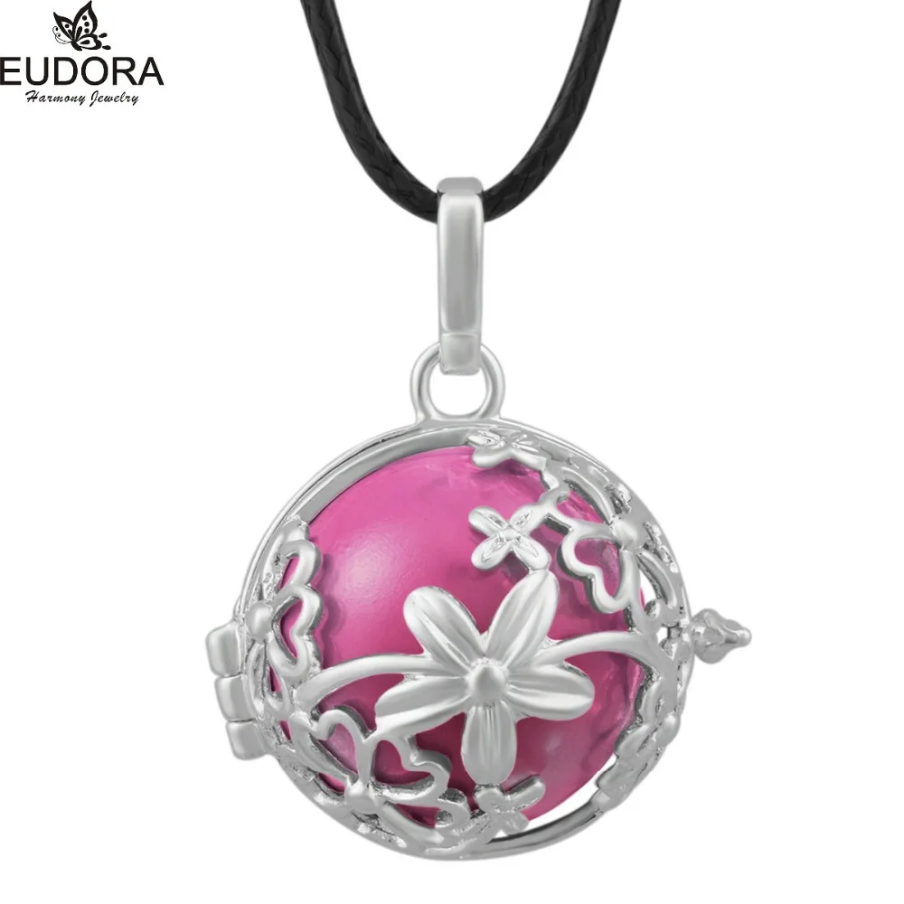 Flower Style Harmony Bola Pendant fit 20mm Eudora Angel Caller Chime Ball Mexican Nekclace Pregnant Women Jewelry | Украшения и