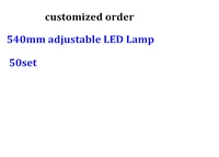 customized order for 50pcs 540mm adjustable led backlight lamp update 540 mm 24inch lcd monitor to led bakclight