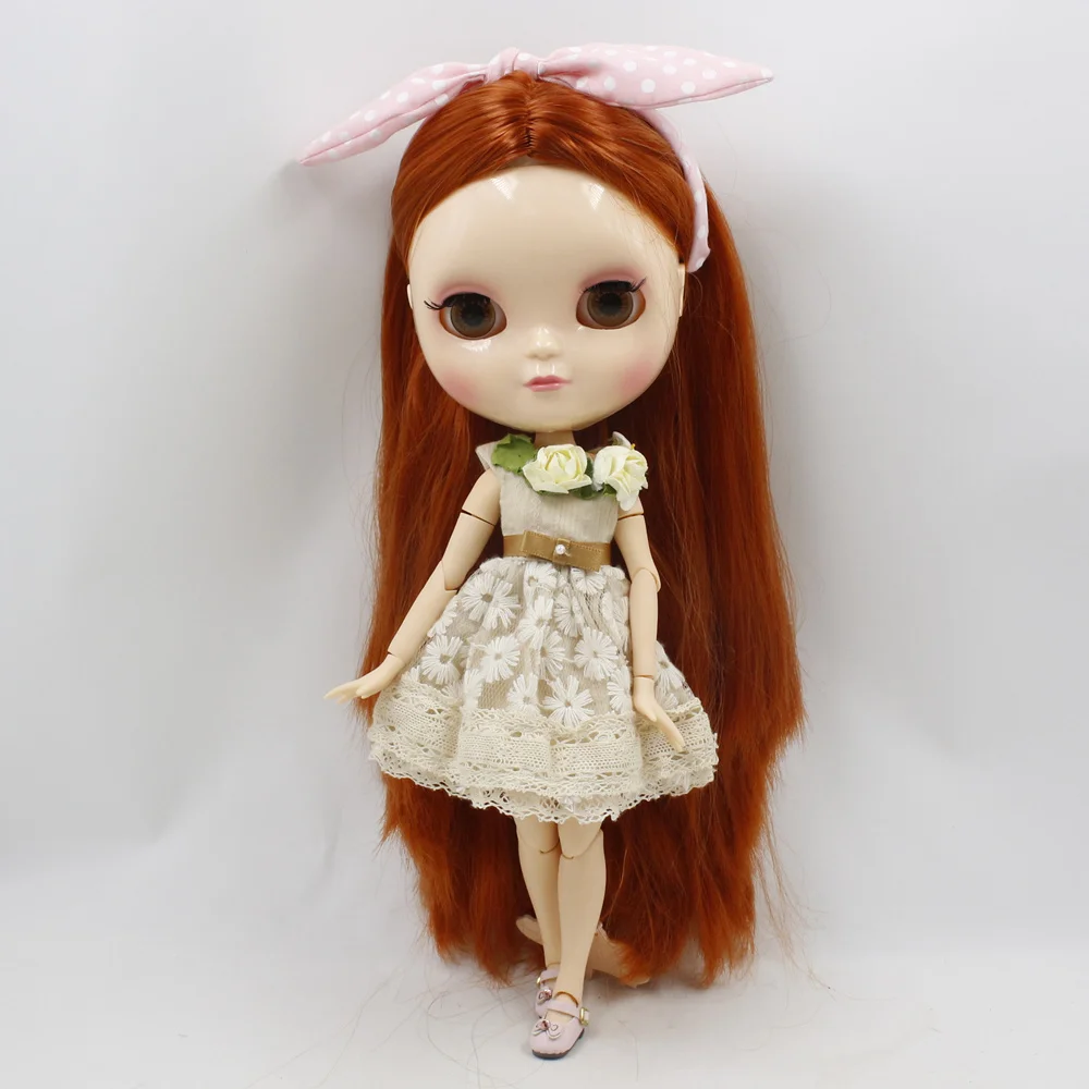 Кукла blyth icy licca body BL232 модная супер гладкая натуральные прямые волосы суставное